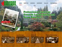 Tablet Screenshot of canadiangrounds.com